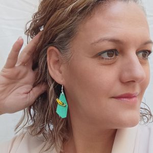 ASIMÉTRICO COLOR VERDE AGUA