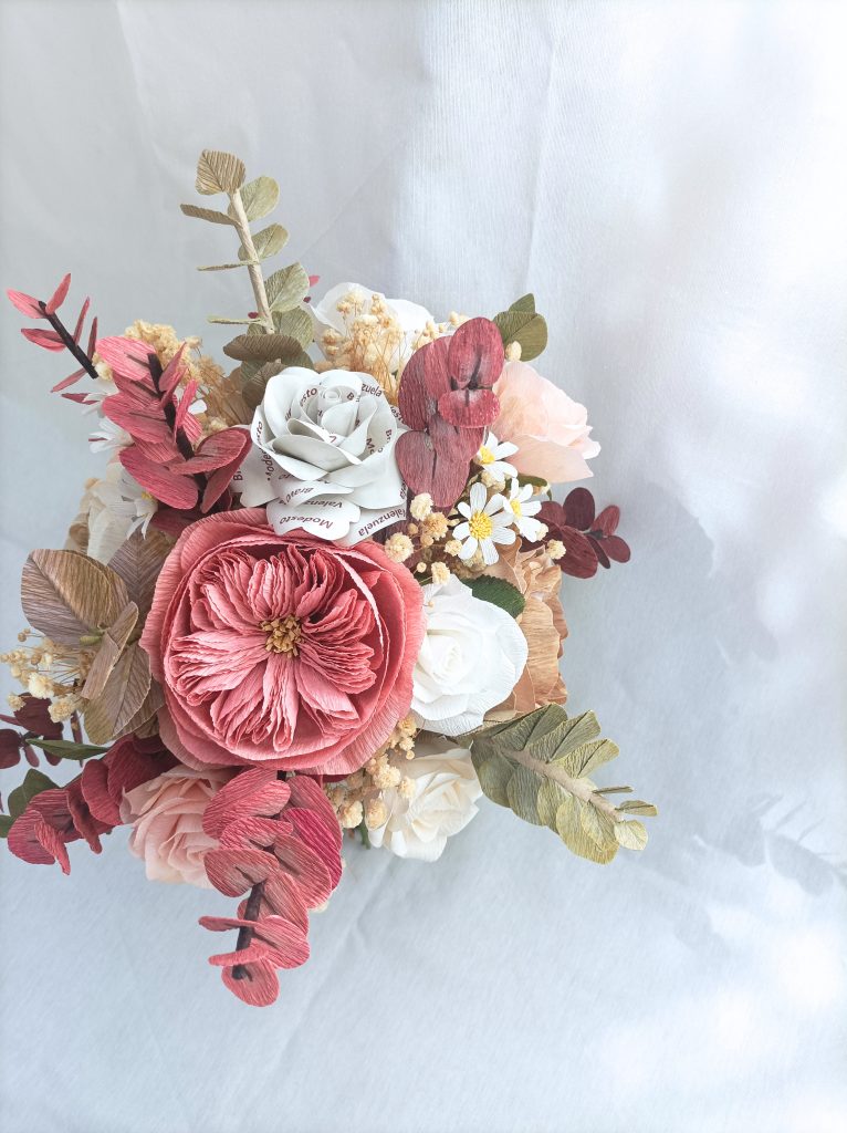 RAMO DE NOVIA DE PAPEL PERSONALIZADO